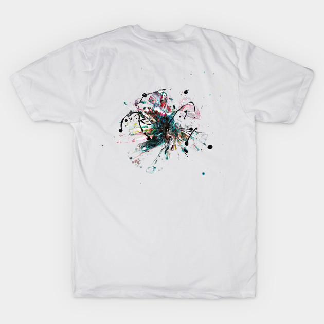 Abstract flower bright emotions fluid by Nastya Li